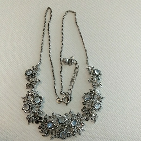 Jewelry - Vintage Marcasite Silver Necklace